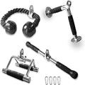 MotionMade adjustable multi-functional fitness set – 4-piece pull-down cable system for home gym