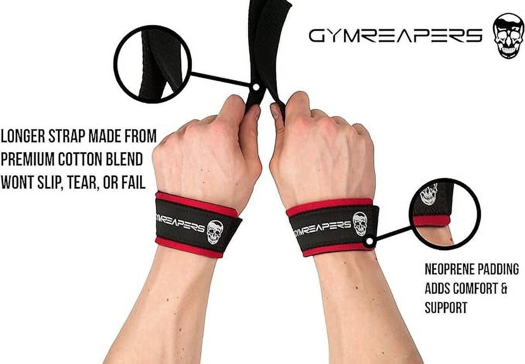 MotionMade lifting wrist straps – durable straps for gym training, pull-ups, and heavy lifts
