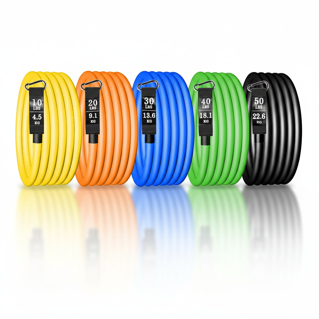MotionMade Ultimate Resistance Bands 5-50lbs – heavy-duty stretch bands for home and gym workout