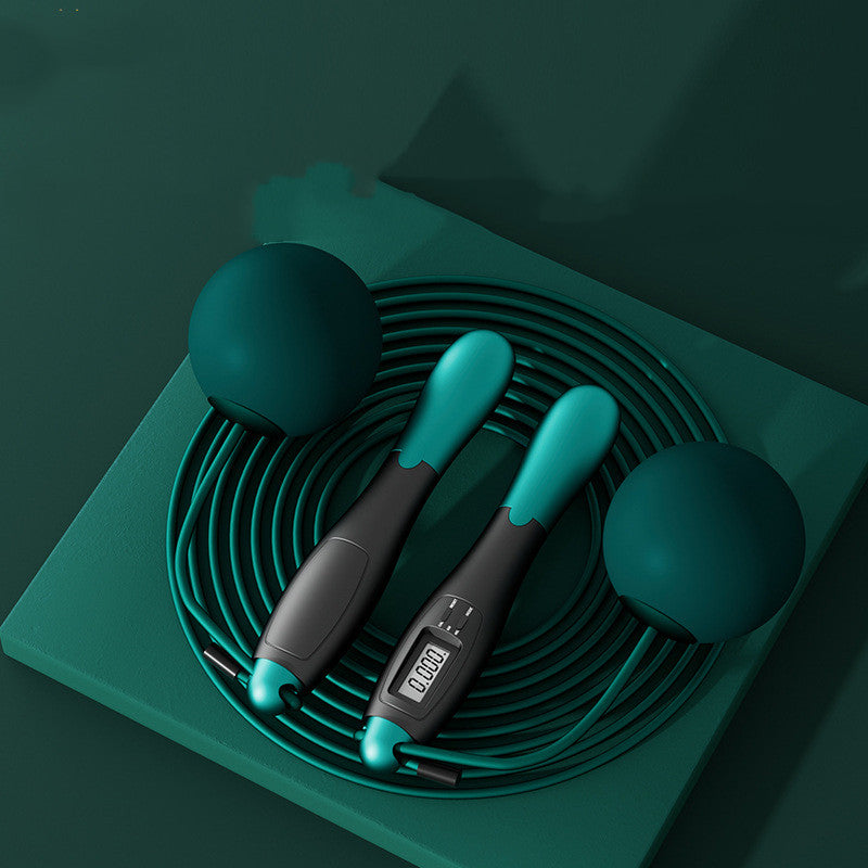 MotionMade jump rope in use – fast rotation anti-slip handles for speed training