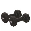 MotionMade neoprene dumbbell set 2, 5 & 10 lbs – soft coated anti-slip weights for home gym