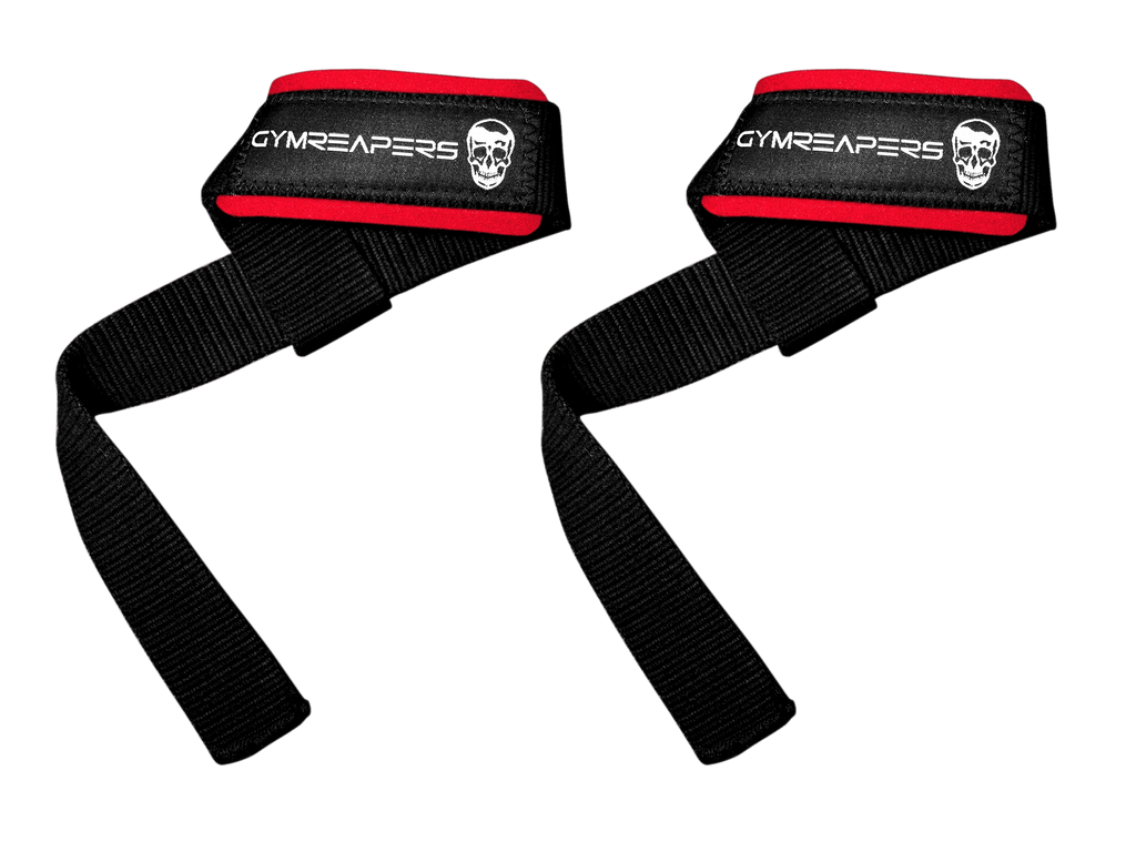 MotionMade lifting wrist straps – padded neoprene support straps for weightlifting and bodybuilding