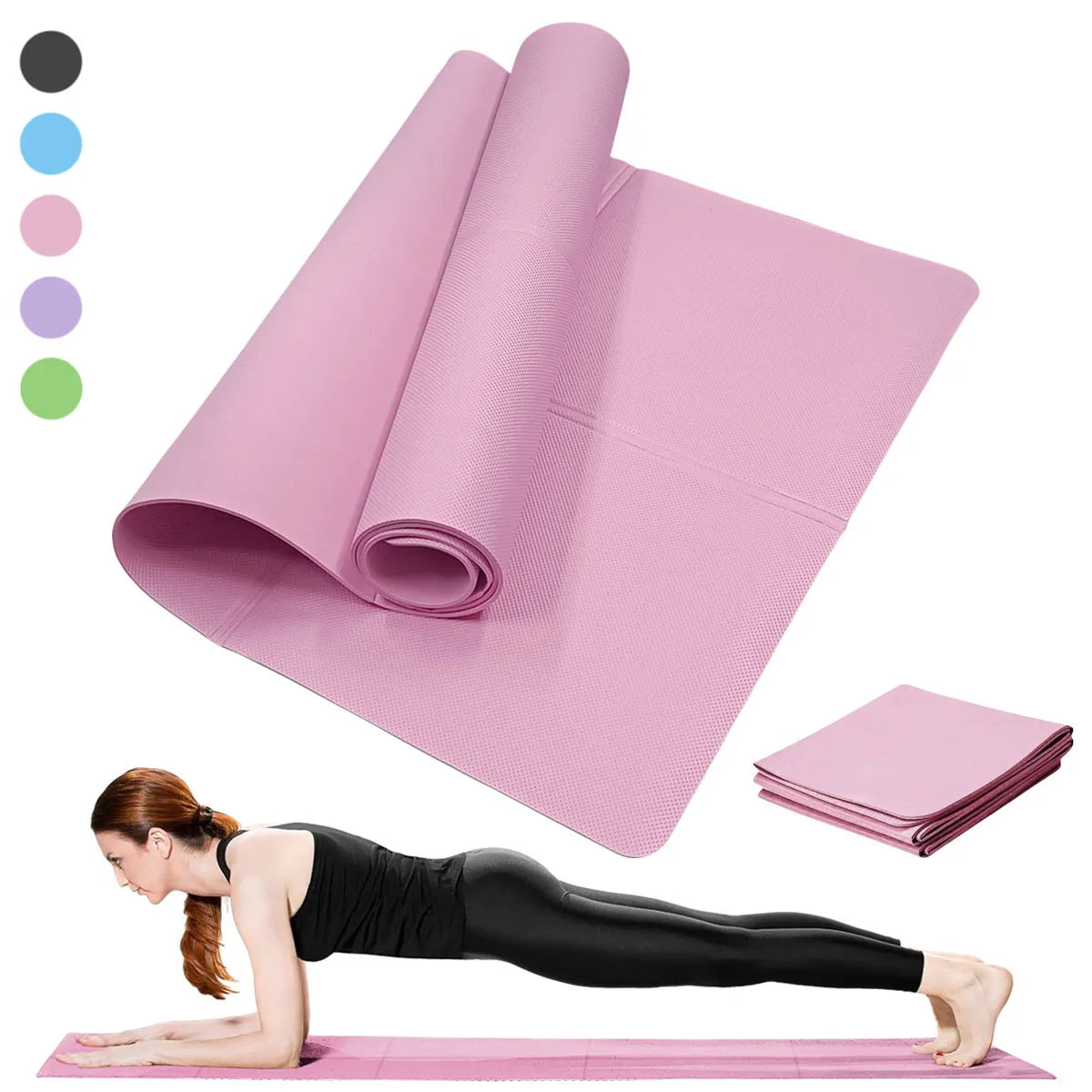 MotionMade non-slip training mat rolled, with colour options