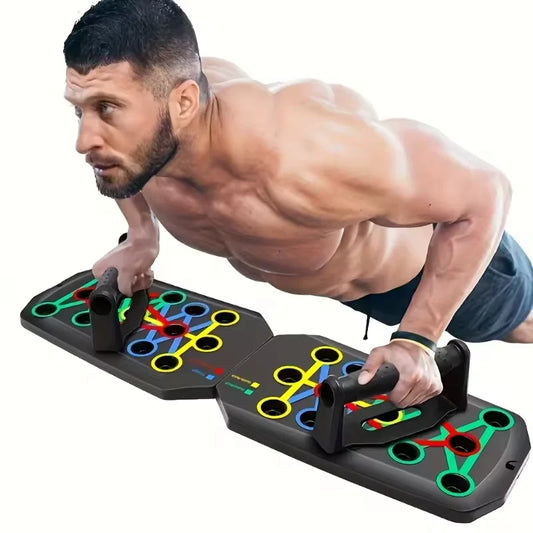 MotionMade push-up board system in use