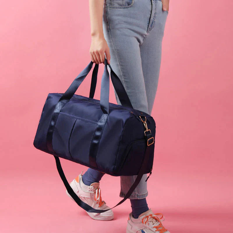 MotionMade waterproof duffel bag – large gym bag with shoe compartment for men and women