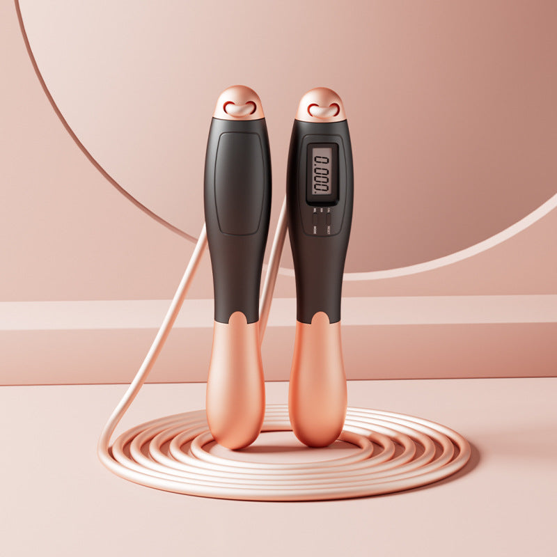 MotionMade digital jump rope counter close-up – tracks jumps and calories in real time